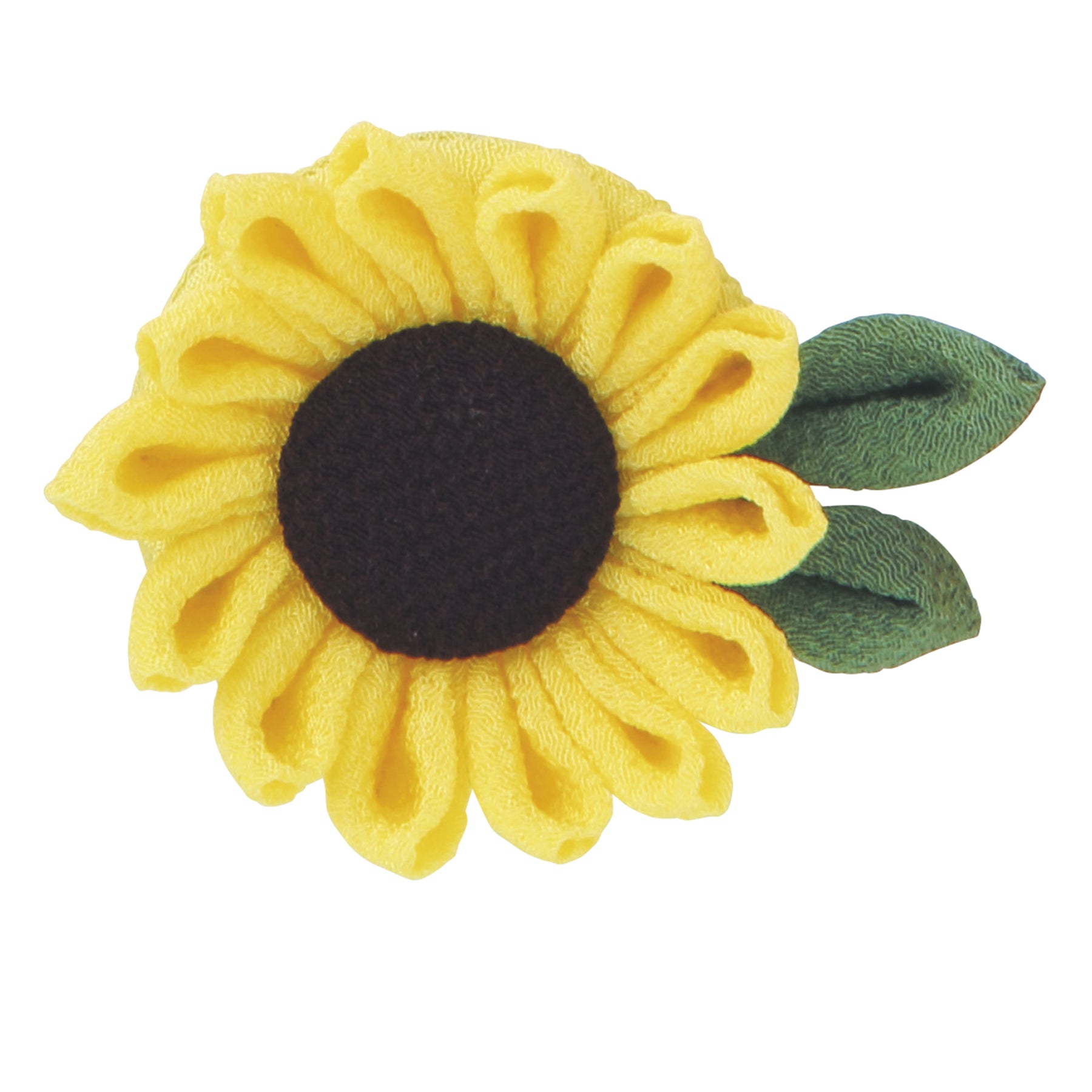 Olympus Tsumami Zaiku Flower Brooch Craft Kit  - Sunflower