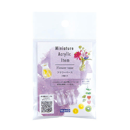 Padico Miniature Acrylic Item - Flower Vase