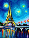 Wizardi Diamond Painting Kit - Paris Colours