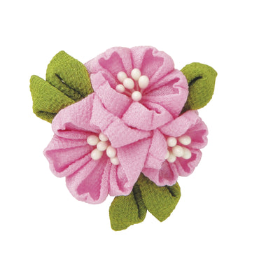 Olympus Tsumami Zaiku Flower Brooch Craft Kit  - Sakura