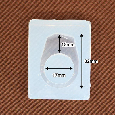 Silicone Ring Mould + Wooden Ring - 17mm Diameter